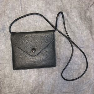 Super cute black button satchel purse from Urban Outfitters!